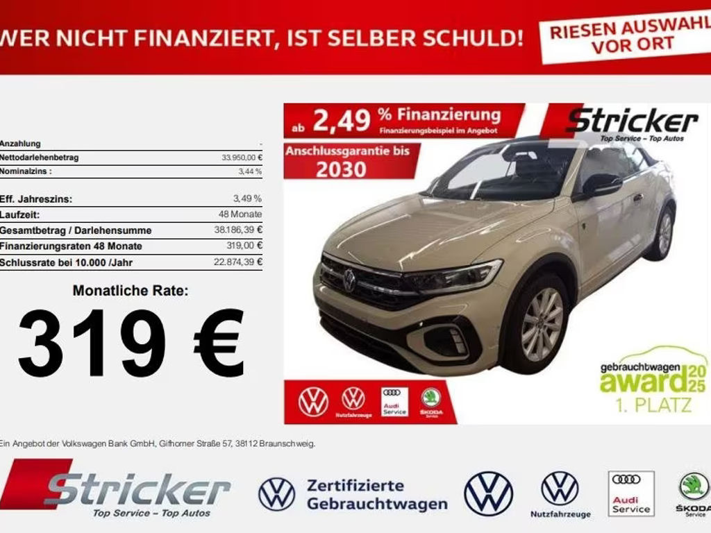 Volkswagen T-Roc Cabriolet R-Line