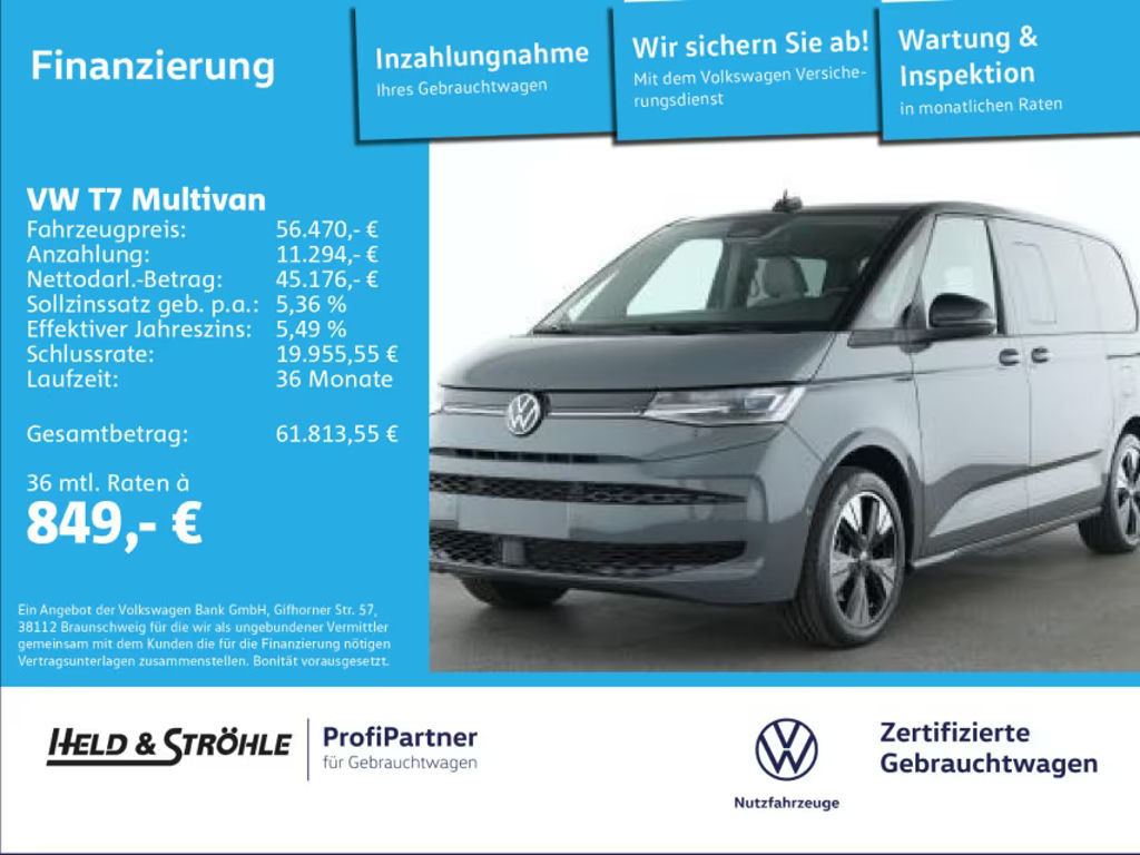 Volkswagen Multivan DSG IQ.Drive 2.0 TSI T7