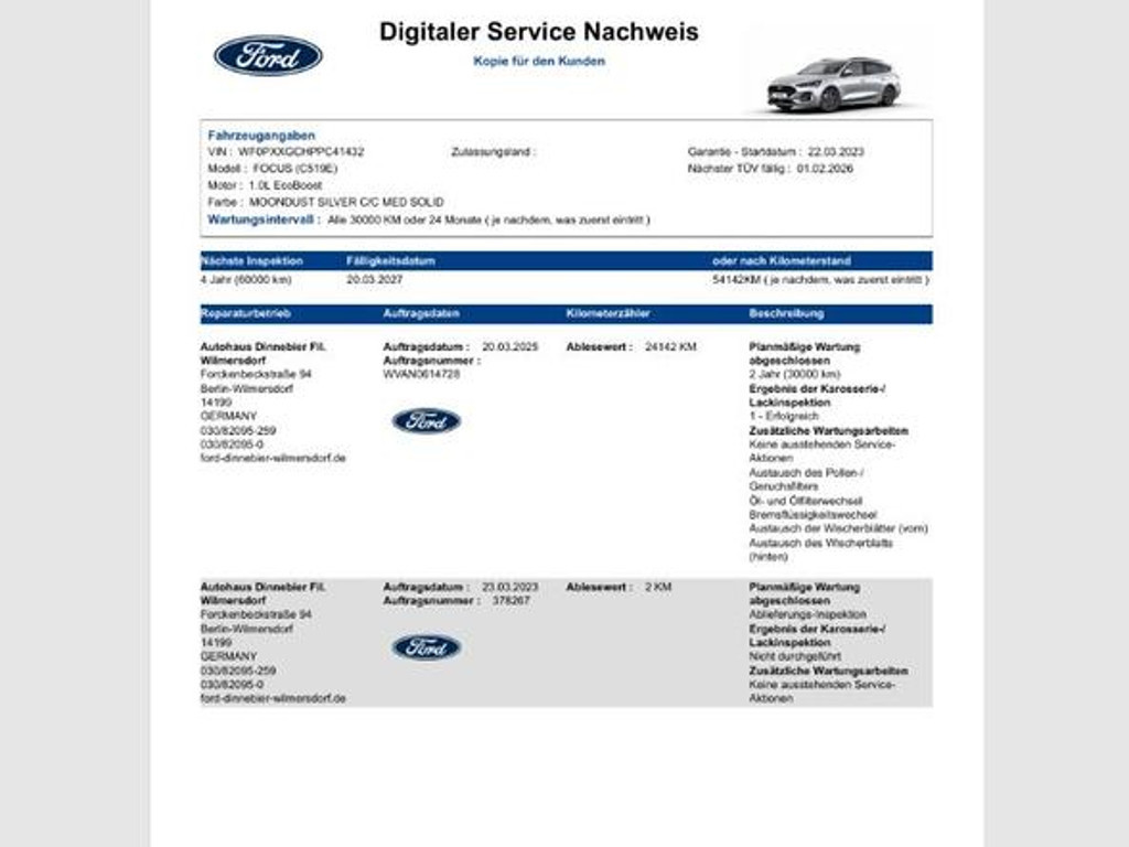 Ford Focus Wagon ST Line
