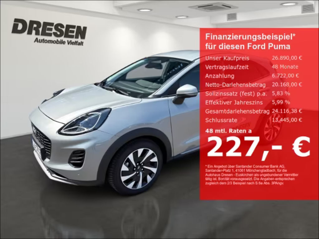 Ford Puma EcoBoost Titanium