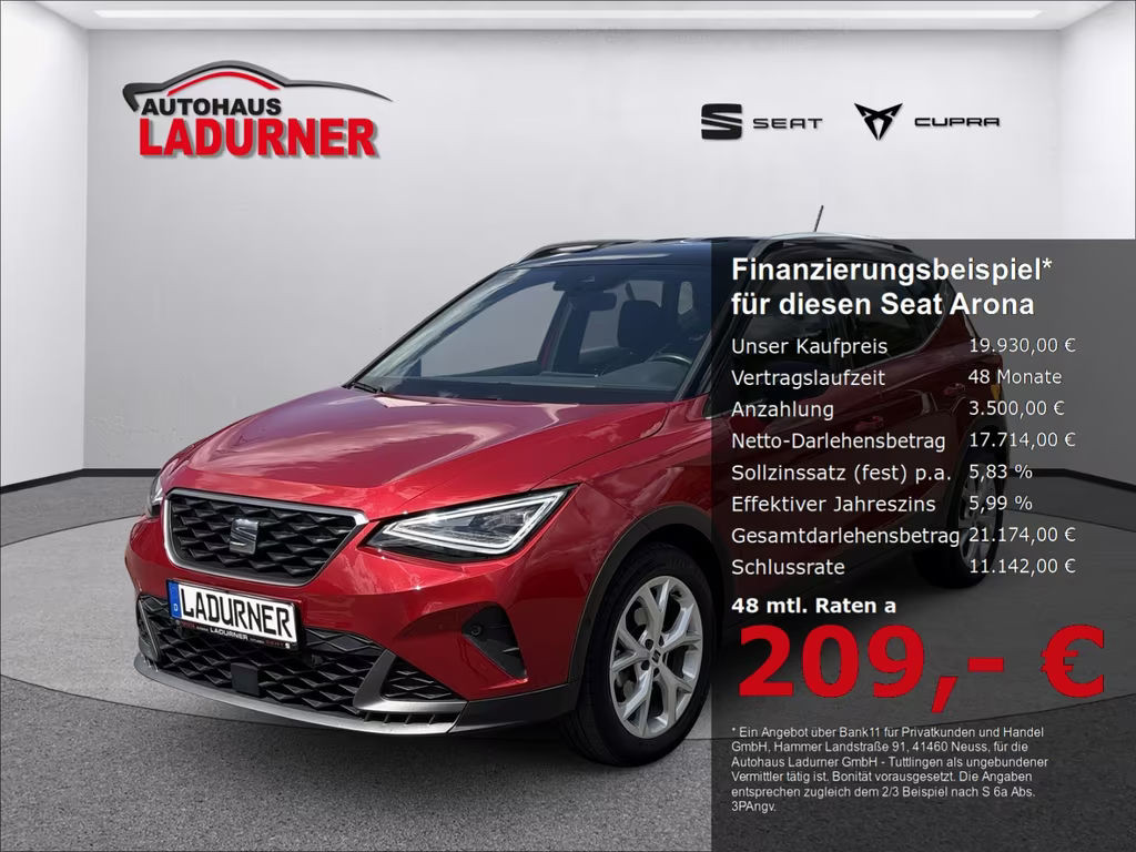 Seat Arona FR-lijn DSG