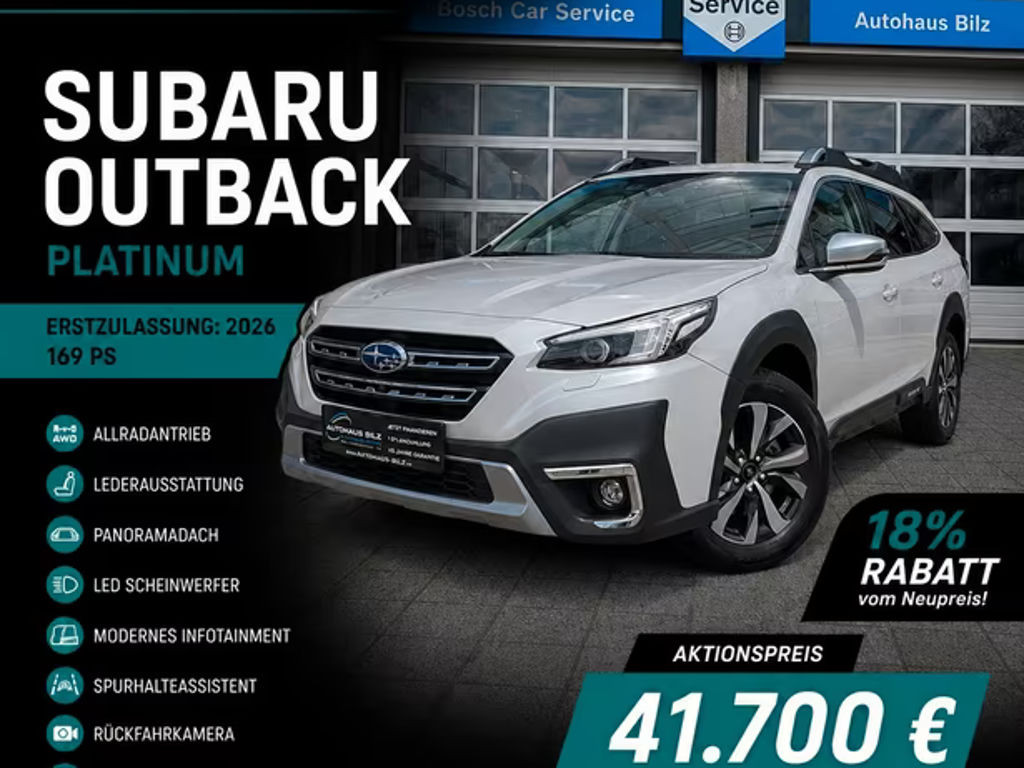 Subaru Outback OUTBACK Platinum*Leder Braun*2t Anhängelast*