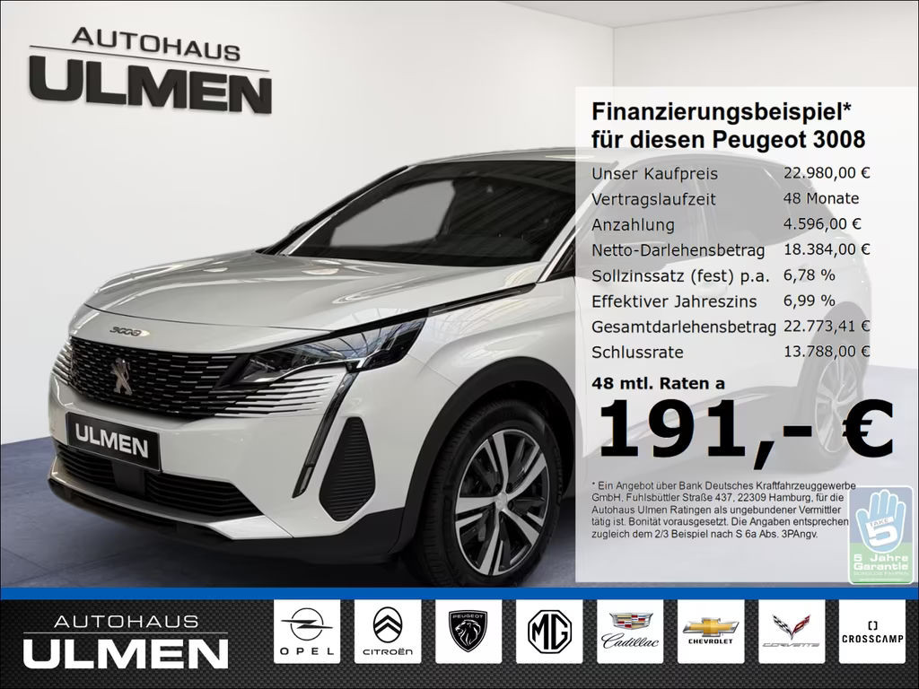 Peugeot 3008 Allure Pack Hybrid