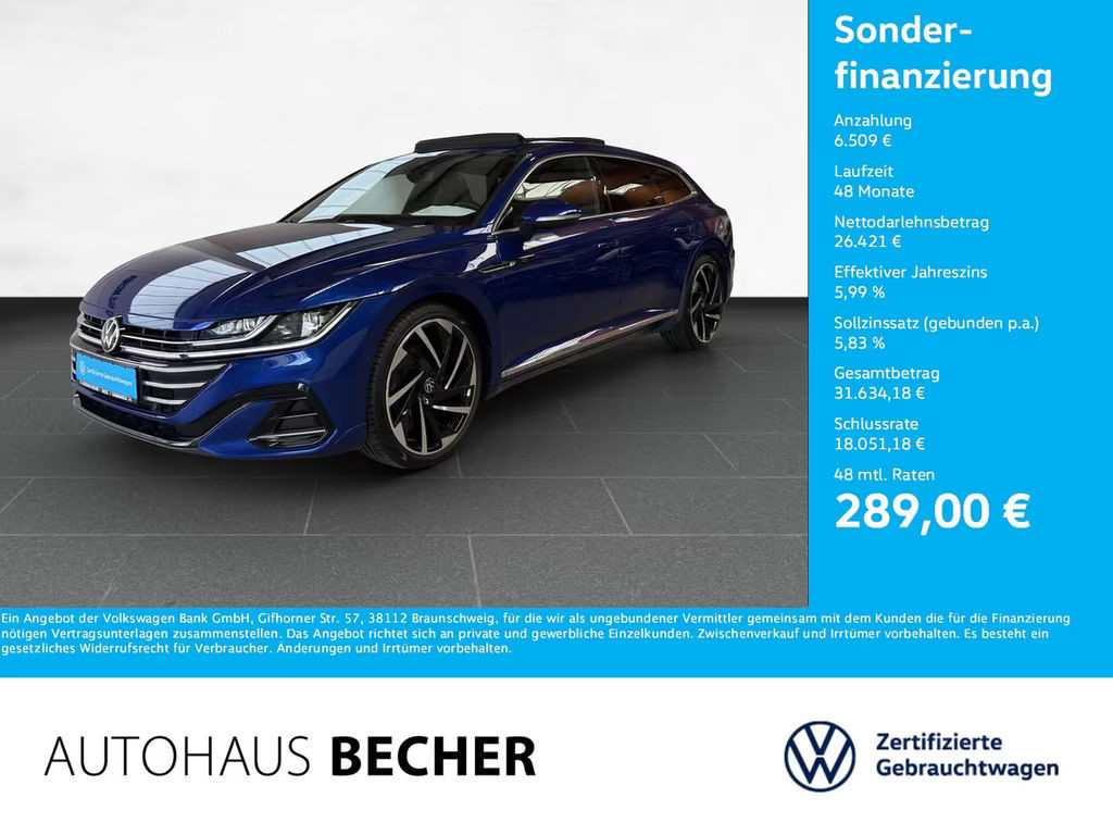 Volkswagen Arteon Shooting Brake DSG R-Line 2.0 TDI