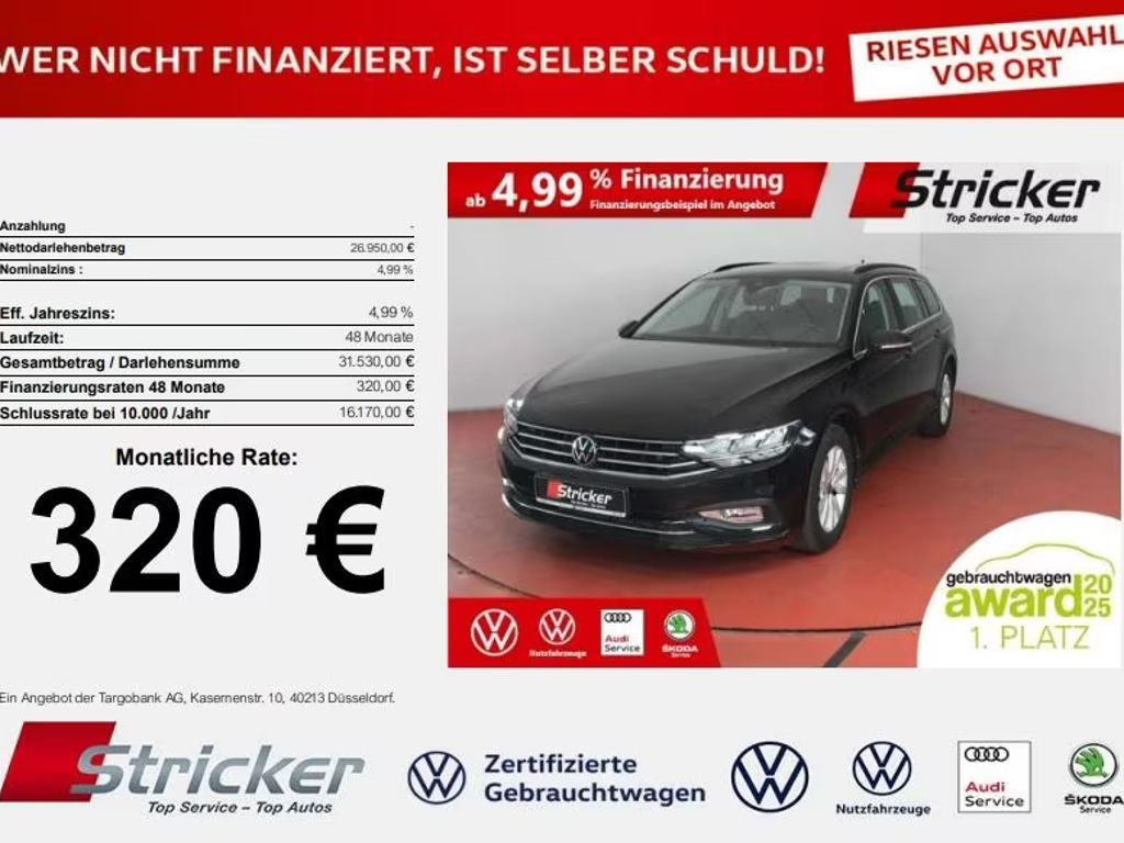 Volkswagen Passat Business Variant 2.0 TDI
