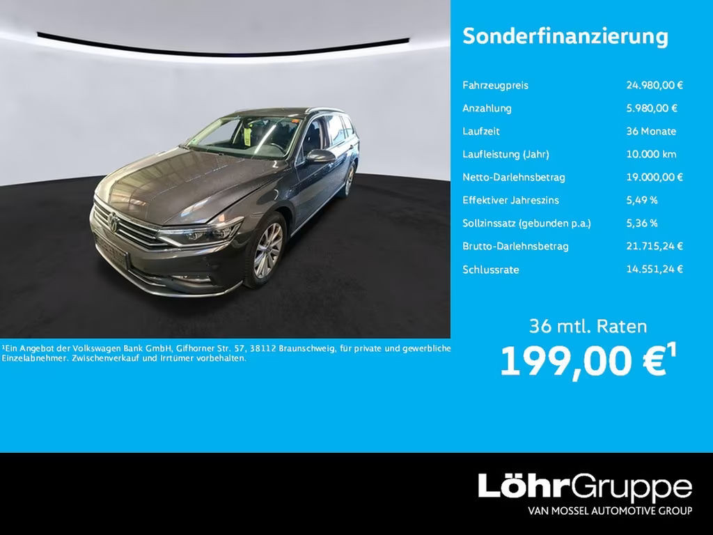 Volkswagen Passat DSG Variant IQ.Drive 2.0 TDI Elegance Elegance
