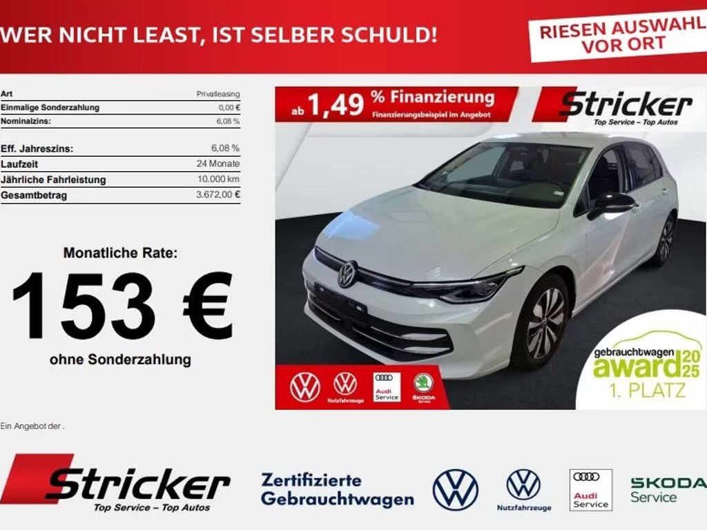 Volkswagen Golf DSG 1.5 eTSI