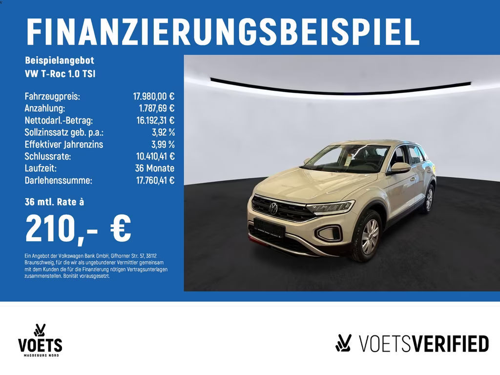 Volkswagen T-Roc 1.0 TSI