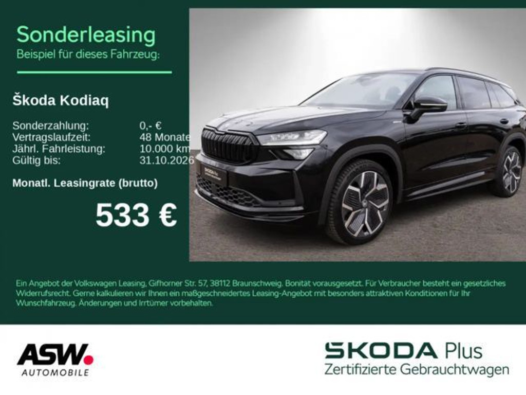 Skoda Kodiaq 4x4 Sportline 2.0 TDI