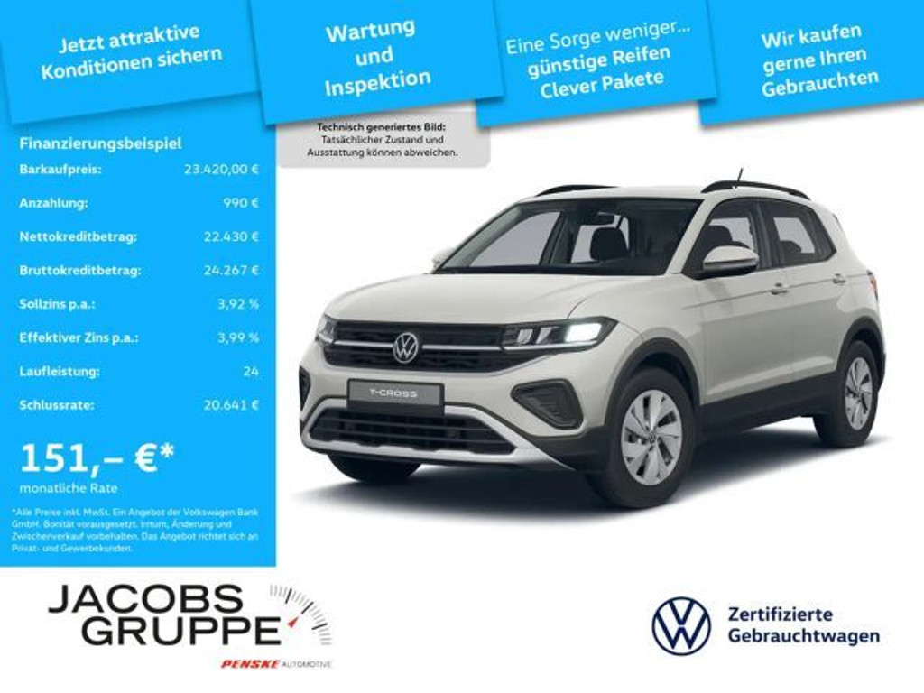 Volkswagen T-Cross Life 1.0 TSI