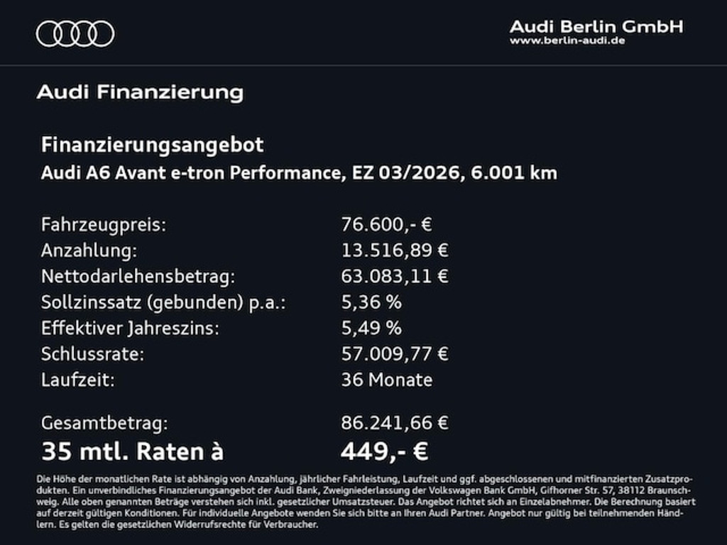 Audi A6 e-tron