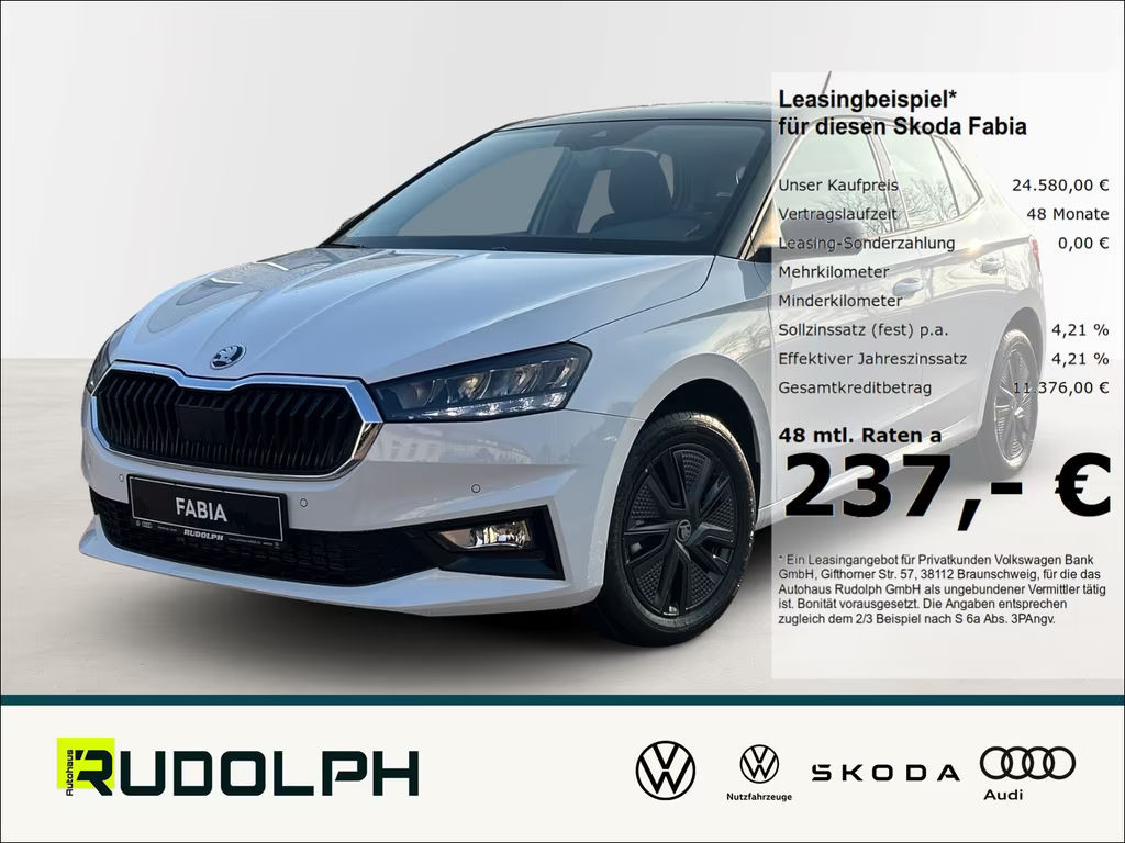 Skoda Fabia 1.0 TSI Selection