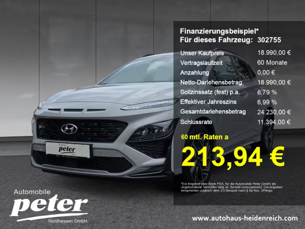 Hyundai Kona Kona 1.6N Line +ASSISTENZ PAKET