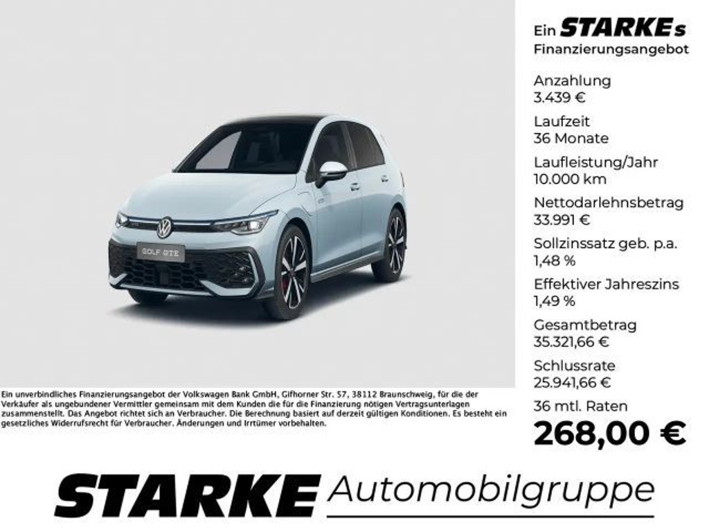 Volkswagen Golf DSG GTE eHybrid 1.5 TSI