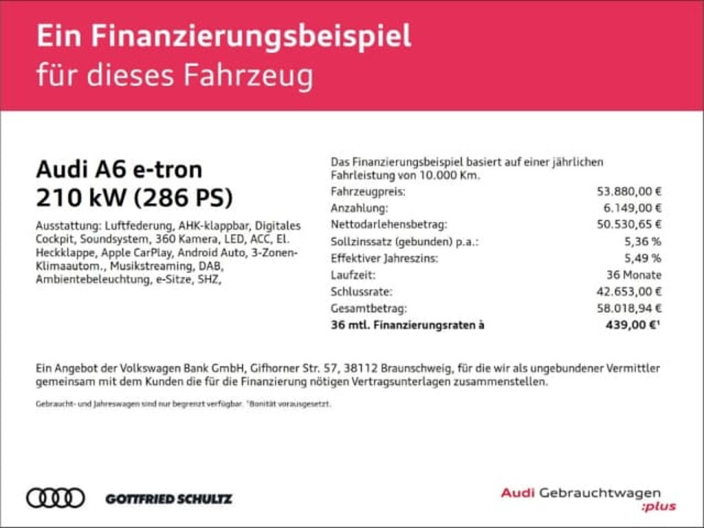 Audi A6 e-tron