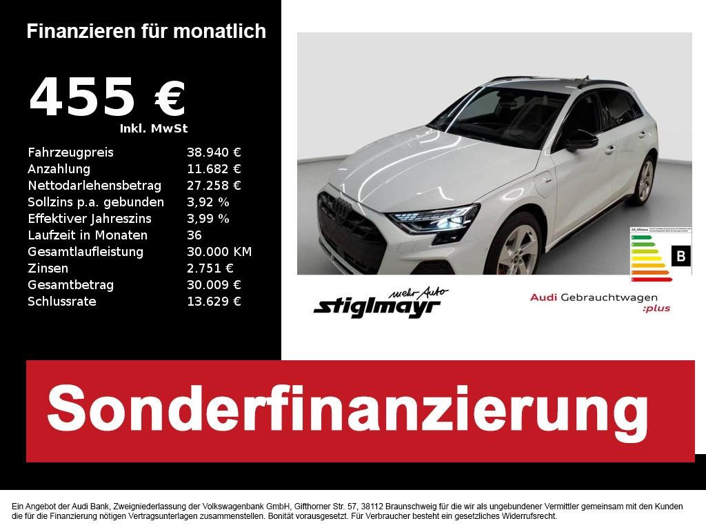 Audi A3 Sportback Sedan S-Line Hybride