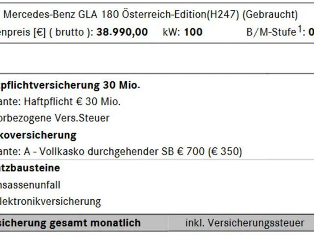 Mercedes-Benz GLA-Klasse