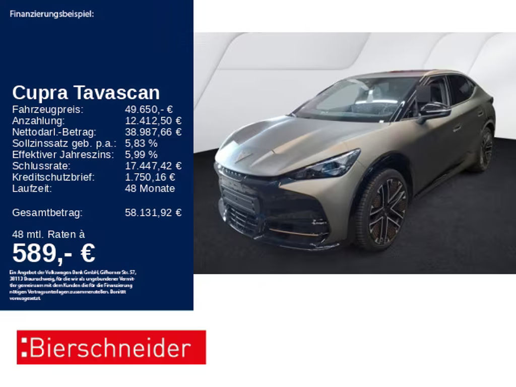 Cupra Tavascan VZ