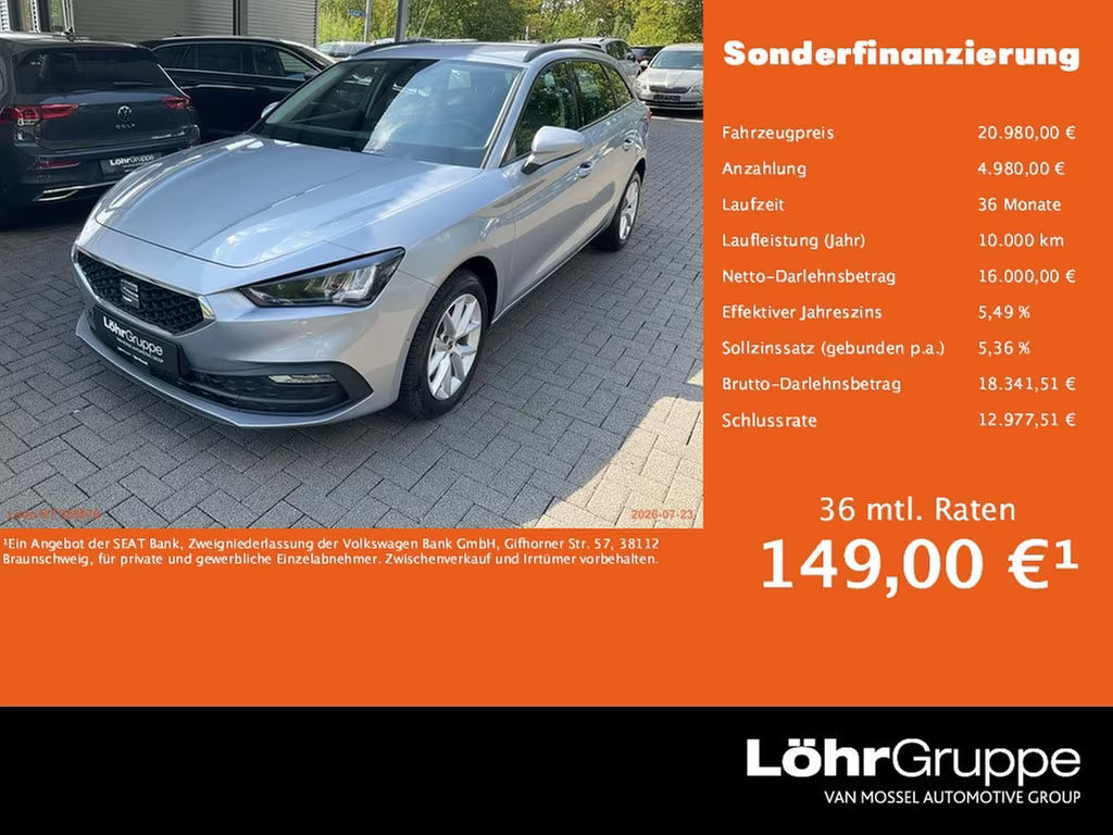 Seat Leon Style 2.0 TDI Sportstourer DSG