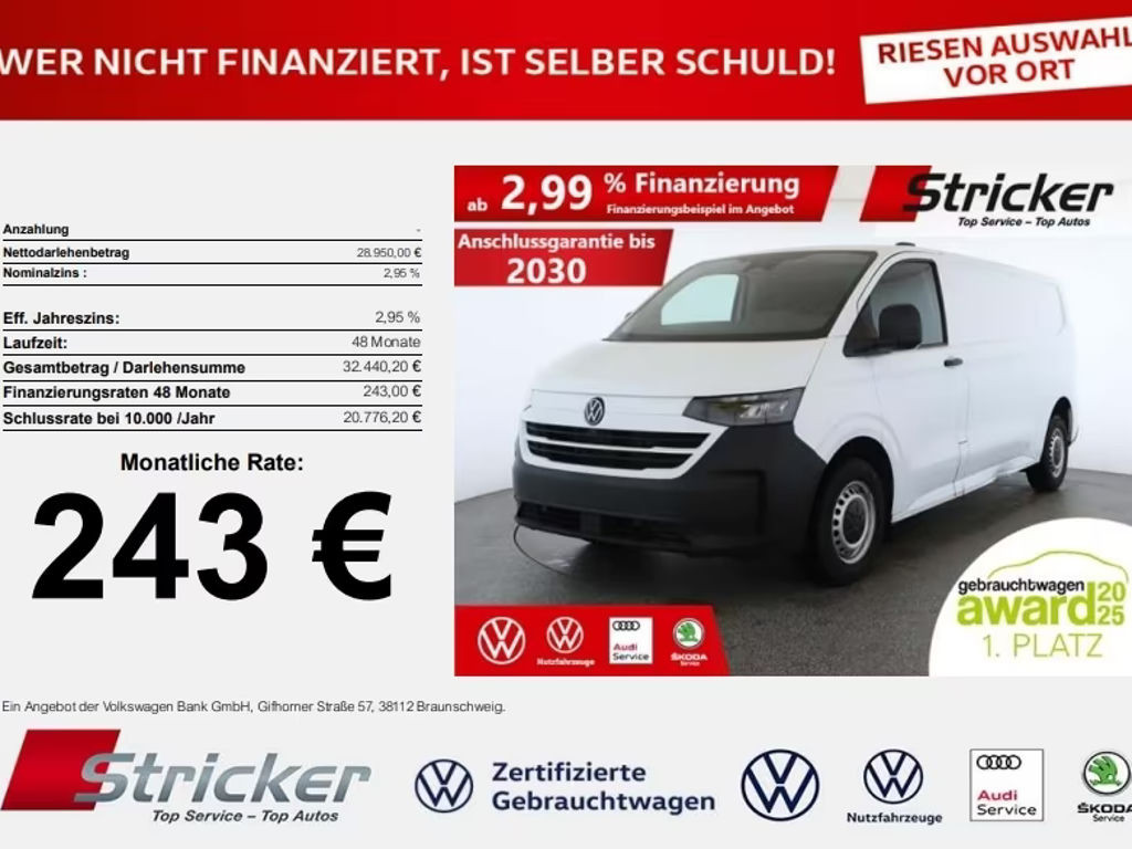 Volkswagen Transporter 2.0 TDI Lang T7