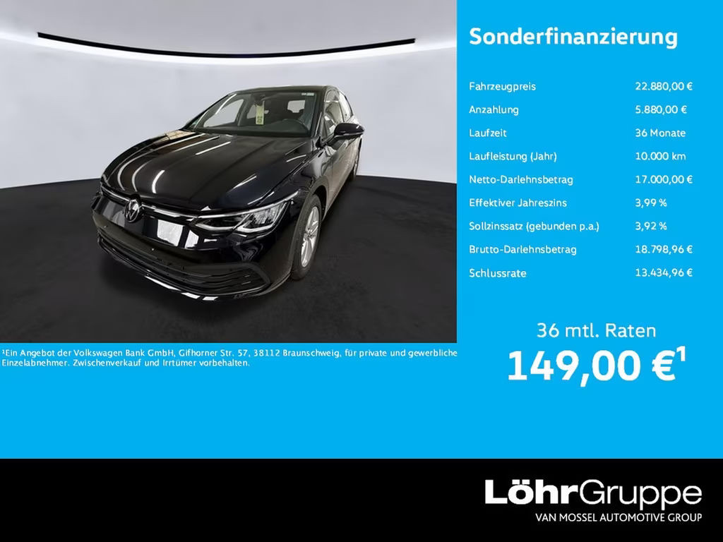 Volkswagen Golf DSG Life 2.0 TDI