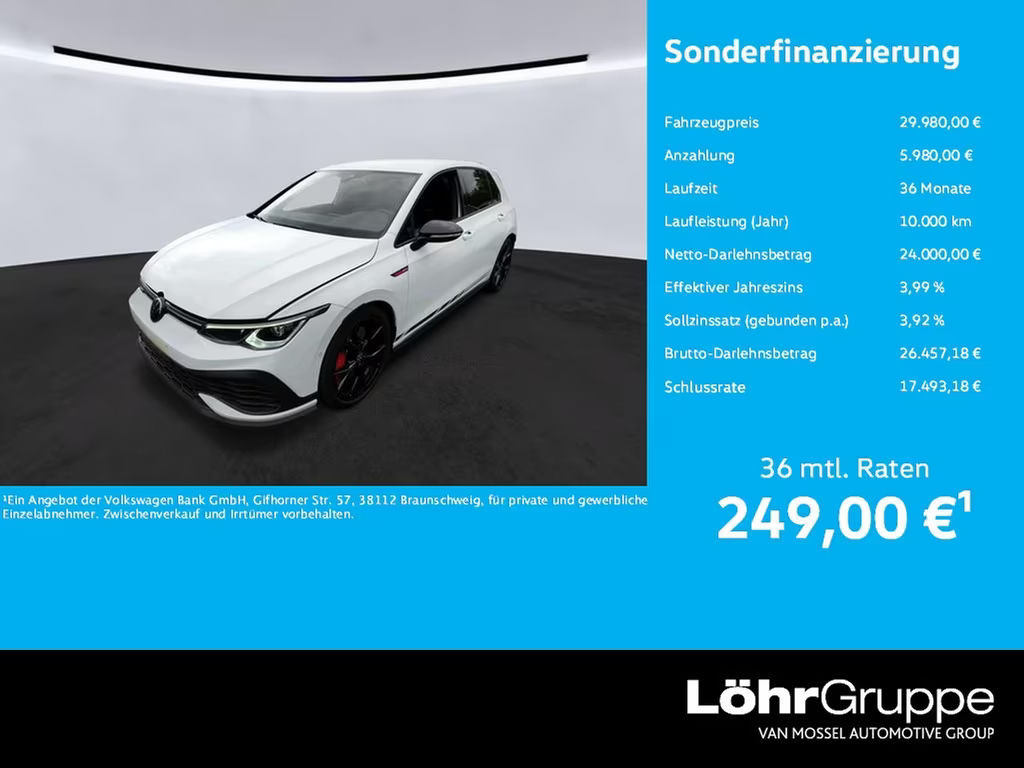 Volkswagen Golf DSG GTI Style IQ.Drive 2.0 TSI