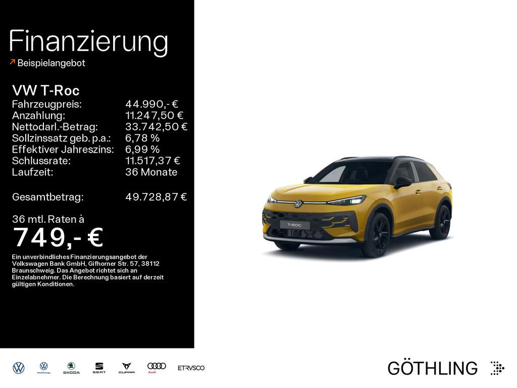 Volkswagen T-Roc DSG Style