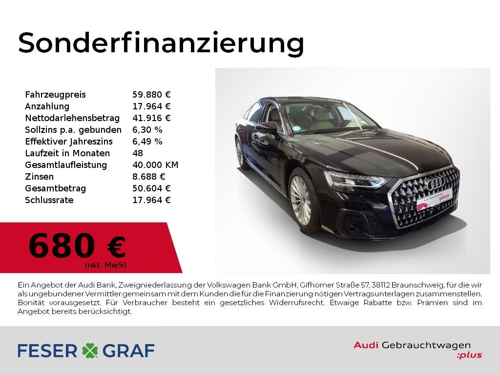 Audi A8 Quattro 50 TDI