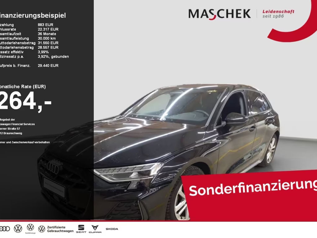 Audi A3 Sportback Sedan S-Line