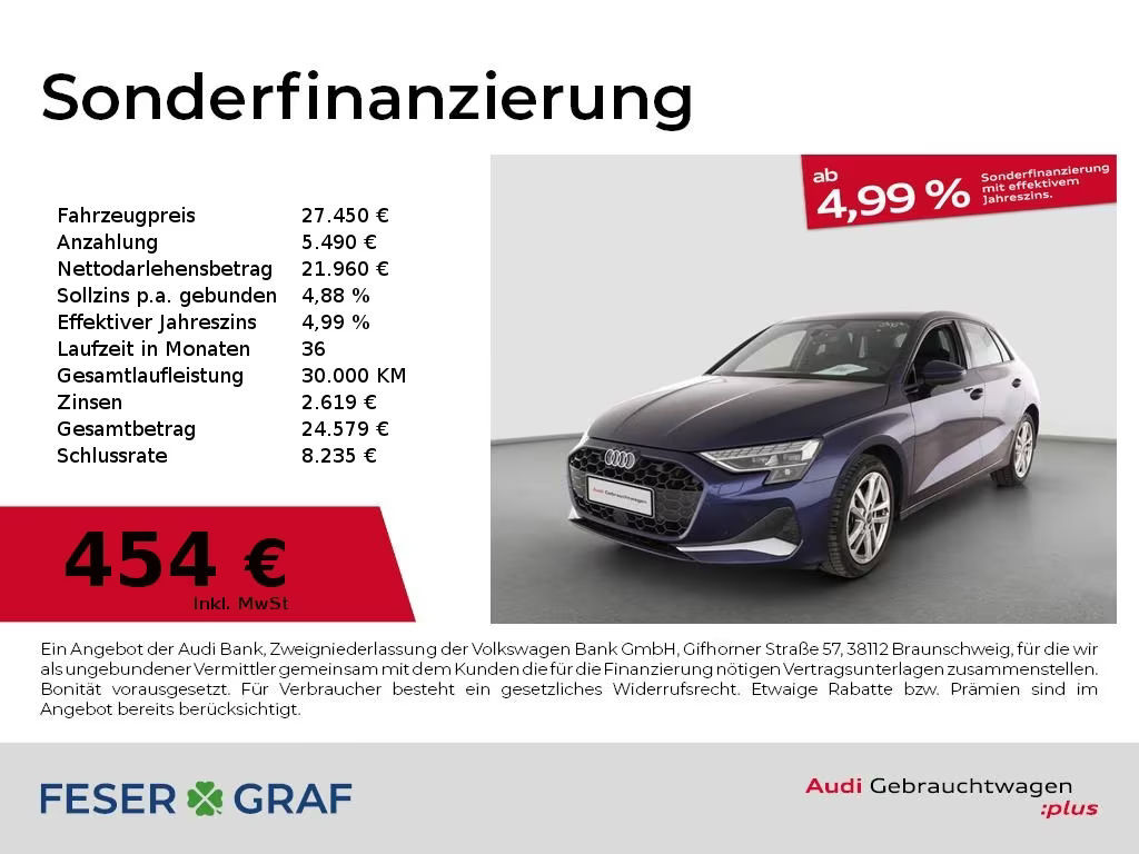 Audi A3 Sedan S-Tronic 35 TFSI