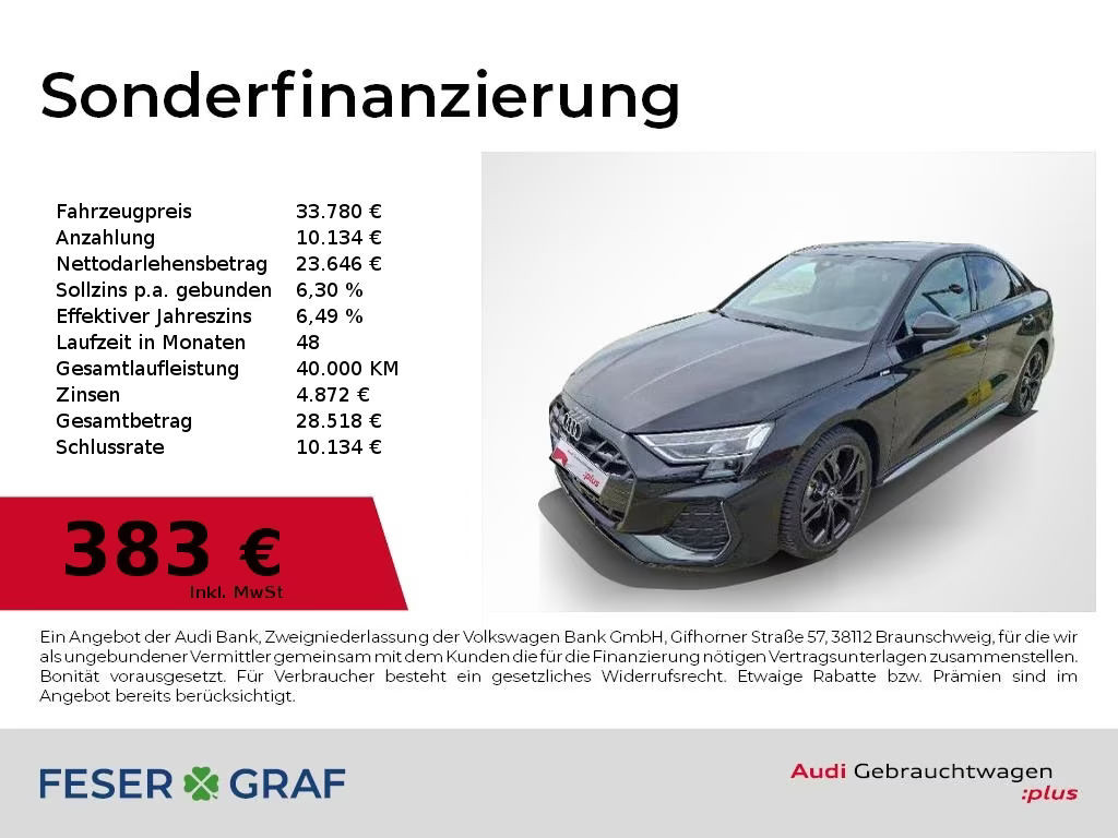 Audi A3 Sedan S-Line 35 TFSI
