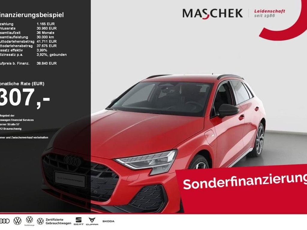 Audi A3 Sportback Sedan S-Line Hybride 45 TFSI