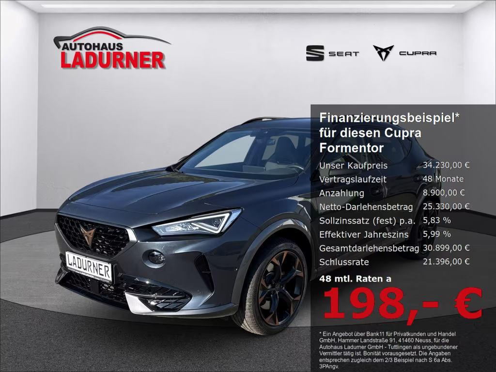 Cupra Formentor 2.0 TSI VZ