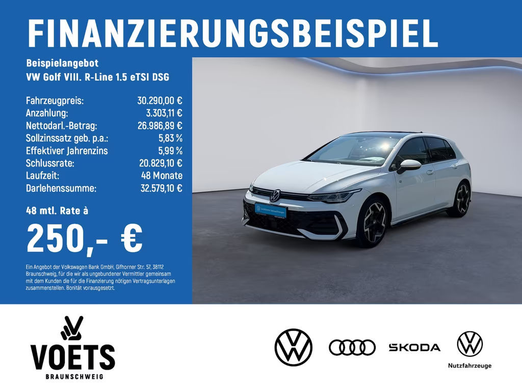 Volkswagen Golf DSG R-Line Golf VIII 1.5 eTSI