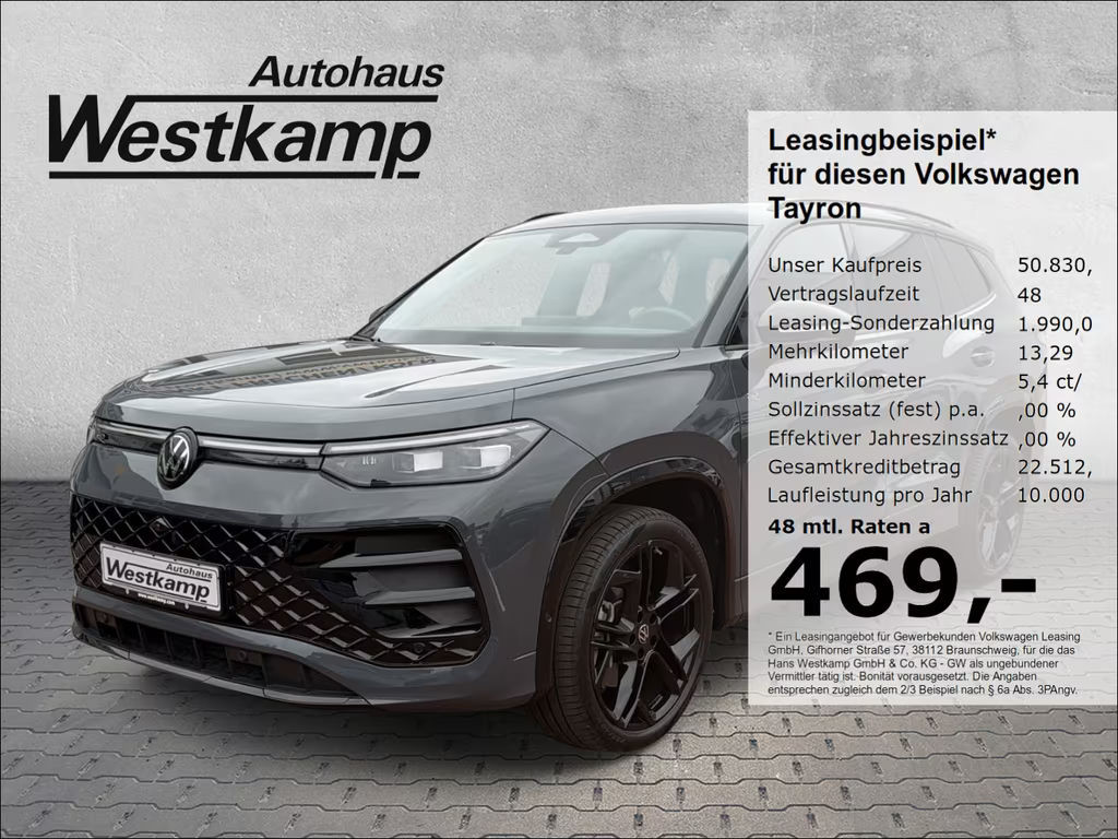 Volkswagen Tayron 4Motion DSG Style R-Line