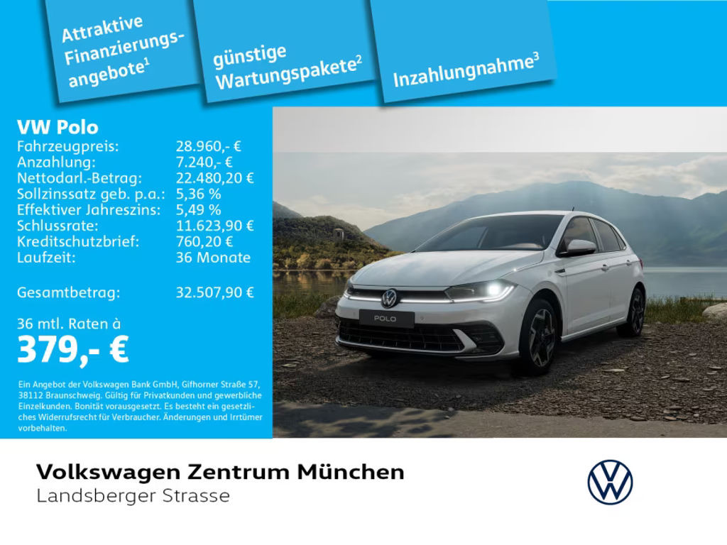 Volkswagen Polo R-Line 1.0 TSI IQ.Drive