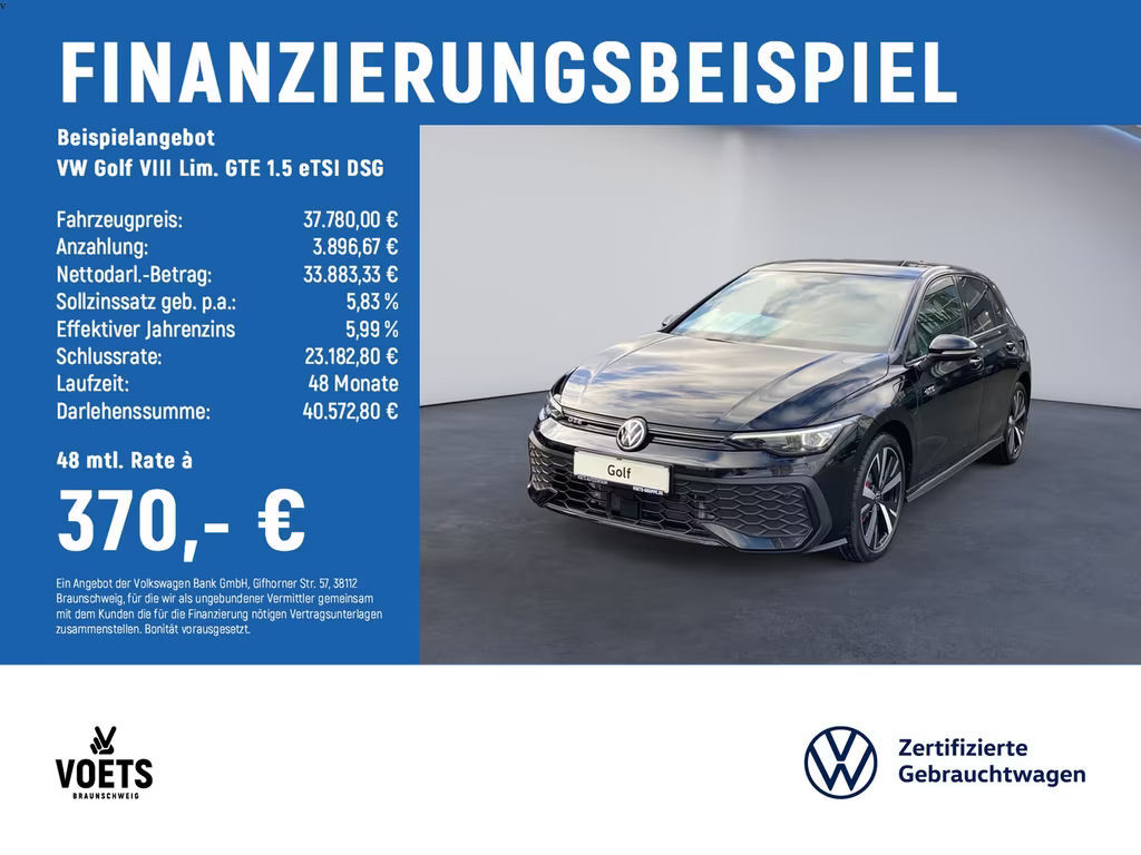 Volkswagen Golf DSG GTE Golf VIII 1.5 eTSI