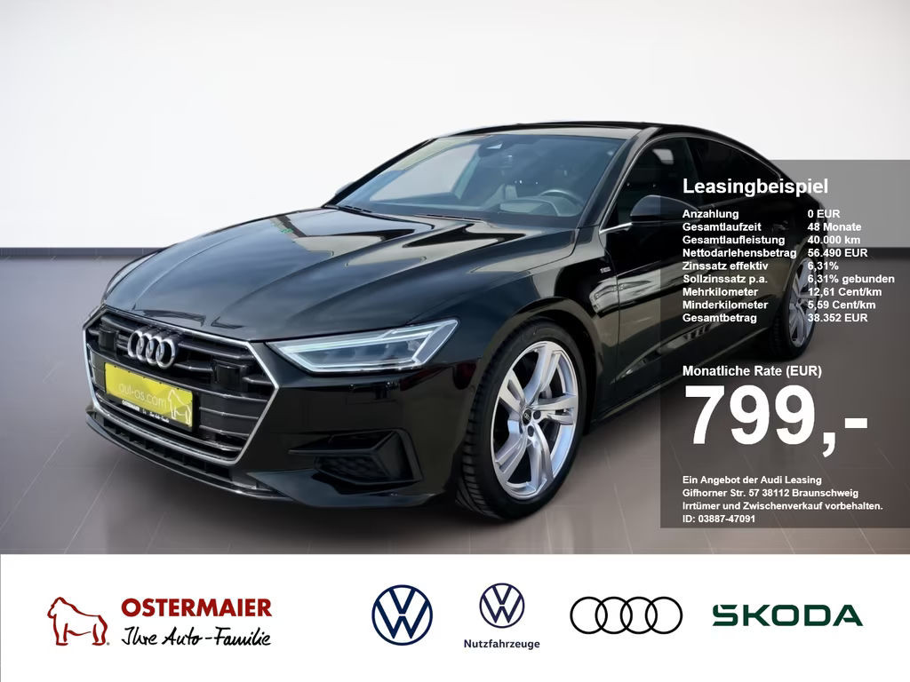 Audi A7 Sportback Quattro S-Line S-Tronic 55 TFSI