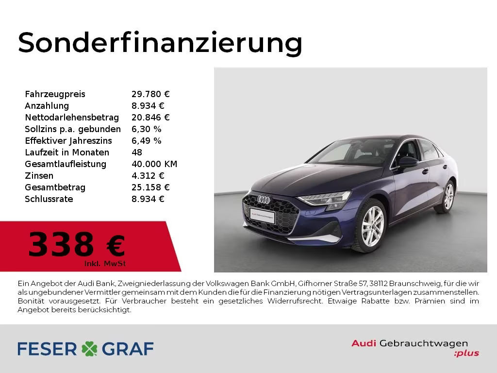 Audi A3 Sedan S-Tronic