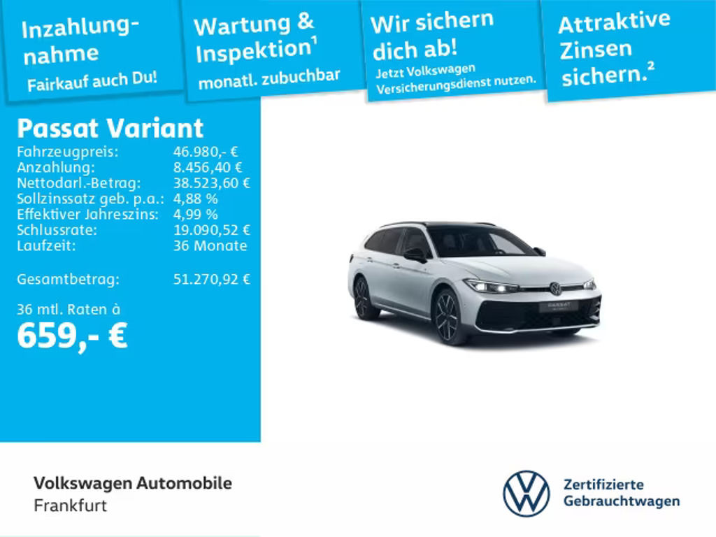 Volkswagen Passat DSG Variant R-Line eHybrid 1.5 TSI
