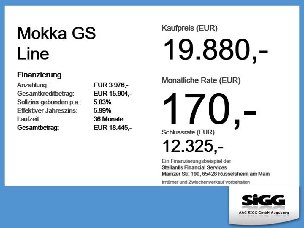 Opel Mokka Grand Sport GS-Line