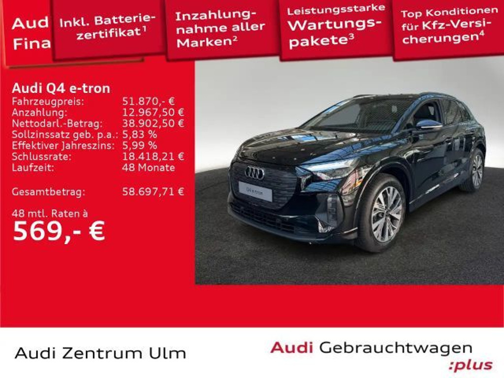 Audi Q4 e-tron Q4 45 e-tron 210 kW