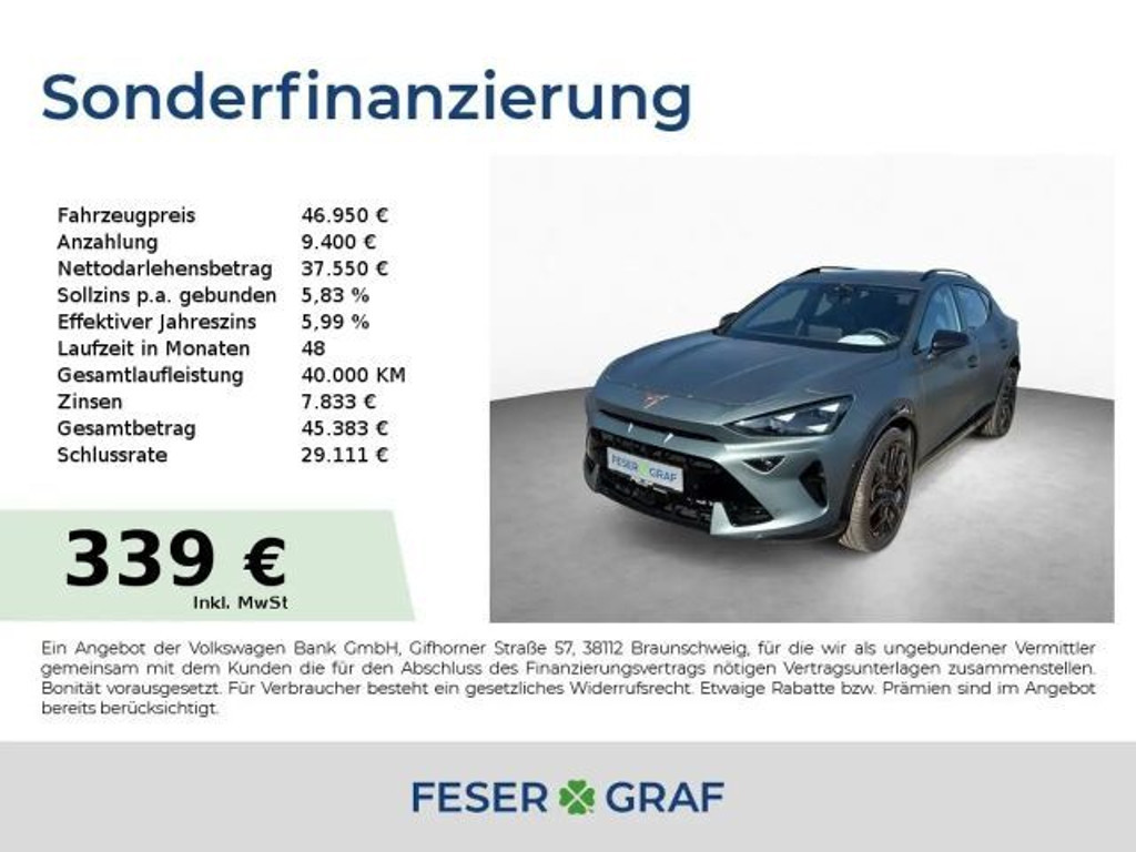 Cupra Formentor 4Drive DSG