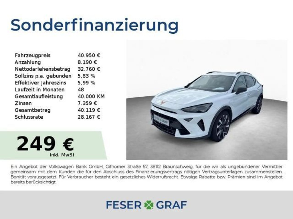 Cupra Formentor 4Drive 2.0 TSI VZ