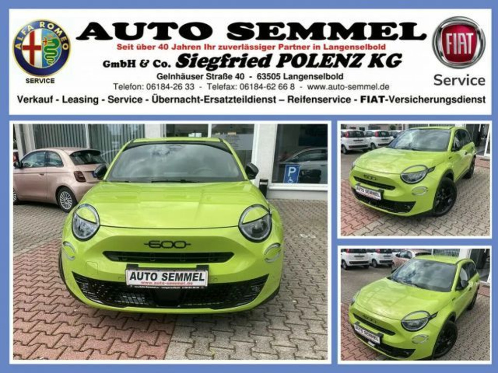Fiat 600e 1.2 Mild Hybrid Sport