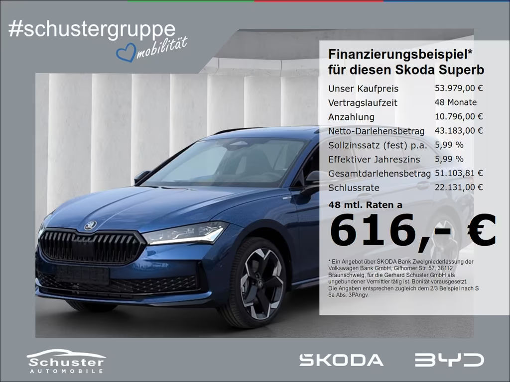 Skoda Superb Combi 4x4 Sportline