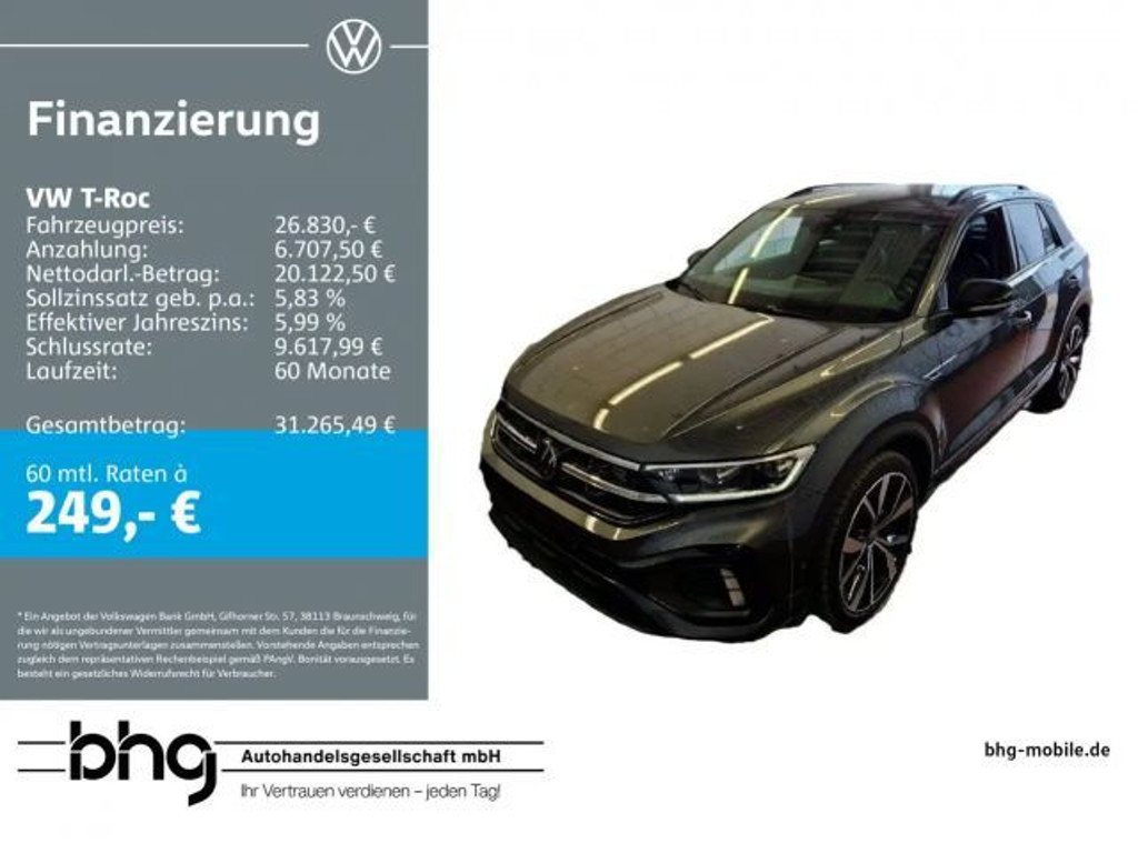 Volkswagen T-Roc DSG R-Line