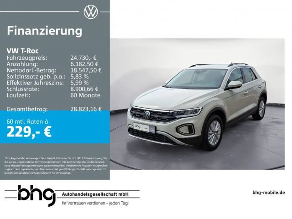Volkswagen T-Roc DSG Life 1.5 TSI
