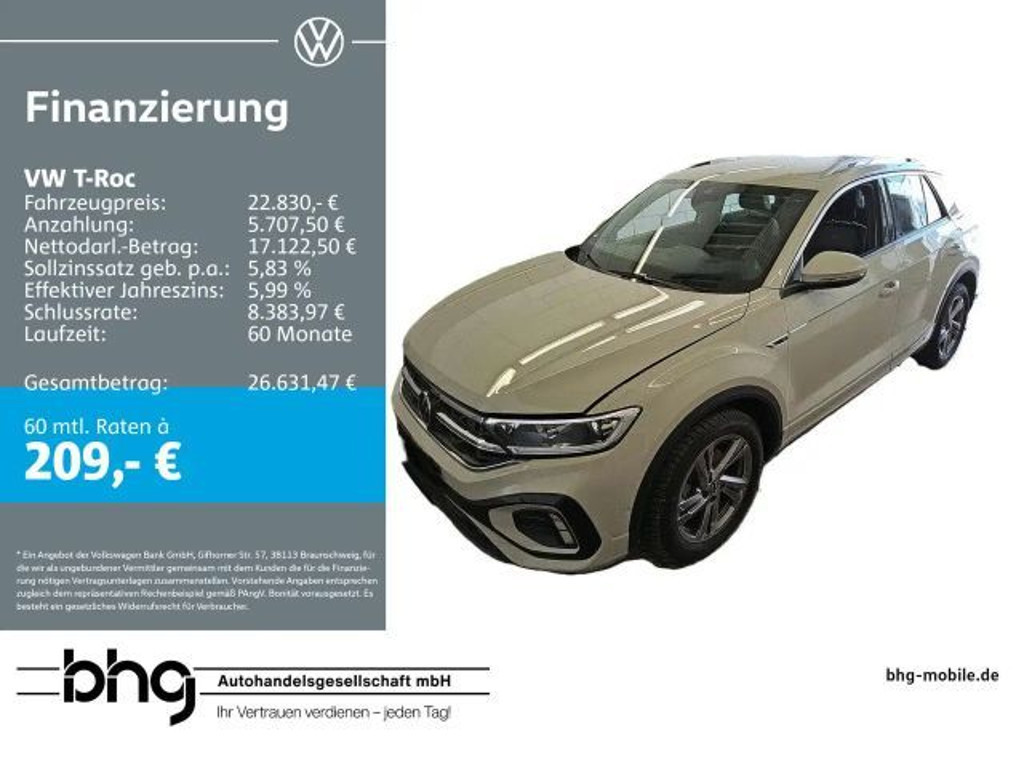 Volkswagen T-Roc R-Line 1.0 TSI