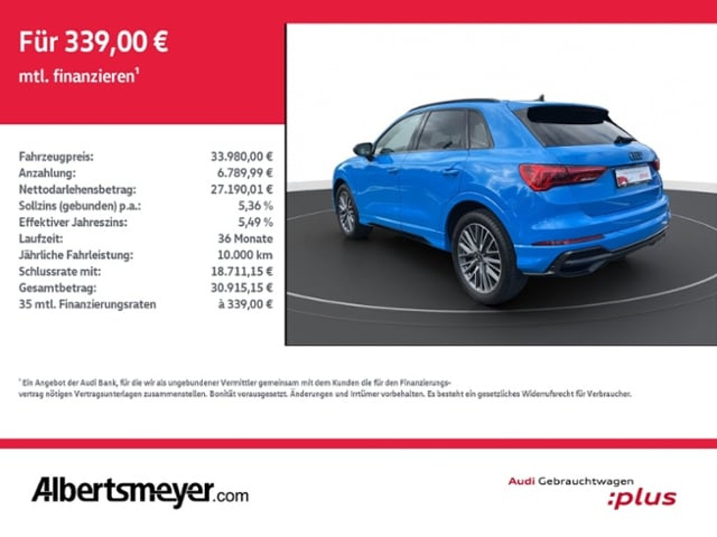 Audi Q3 Quattro S-Tronic 40 TDI